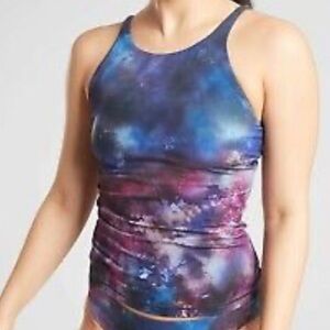 NWOT Athleta Supernova Keyhole Tankini Top Sz S